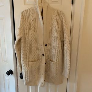 Brand New! JCrew cable knit sweater.